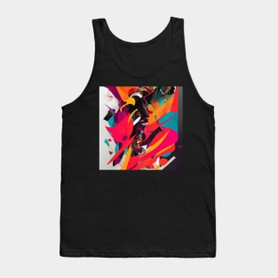 Abstract Odyssey - Navigating the Realm of Imagination Tank Top